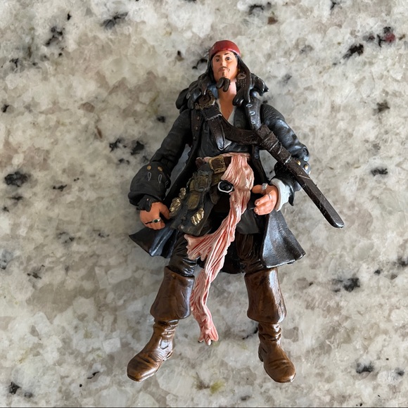 Pirates of the Caribbean Captain Jack Sparrow & Will Turner Action Figures 🏴‍☠️ - Picture 4 of 9